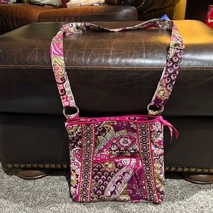 Vera Bradley Crossbody in Very Berry Paisley
